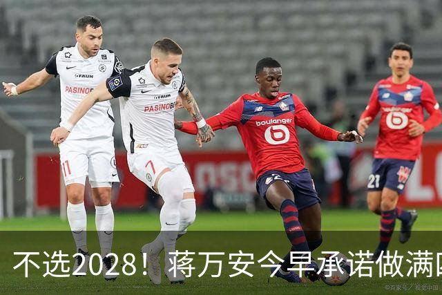 不选2028！蒋万安今早承诺做满四年任期